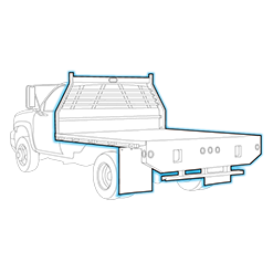 Flat Bed Work Truck