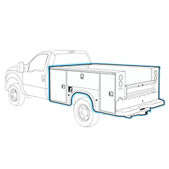 Service Body Work Truck